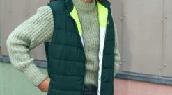 Doudoune Reversible Réfléchissante Vélo - Gofluo