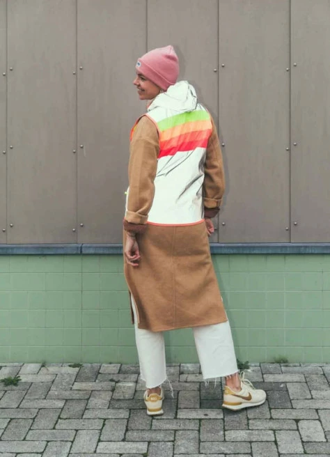 Gilet De Sécurité Vélo à Capuche Darkflow - GoFluo 4 Gilet De Sécurité Vélo à Capuche Darkflow - GoFluo – Image 4