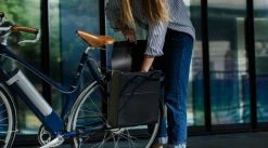 Grand Sac à Main Porte-bagages Vélo En Cuir - Annso -Pas Cher VTT Magasin grand sac a main porte bagages velo en cuir annso 3