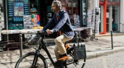 Grand Sac à Main Porte-bagages Vélo En Cuir - Annso -Pas Cher VTT Magasin grand sac a main porte bagages velo en cuir annso 4