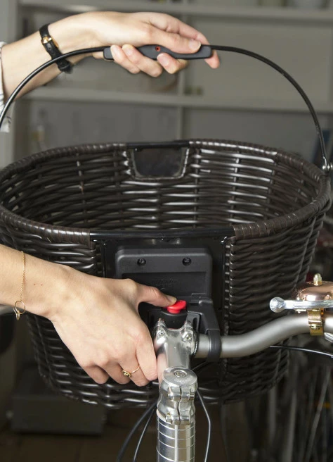 Panier Vélo Avant Structura Ovale - Klickfix 2 Panier Vélo Avant Structura Ovale - Klickfix – Image 2