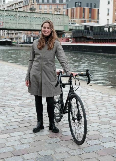 Parka Vélo Urbaine Imperméable - AGU 4 Parka Vélo Urbaine Imperméable - AGU – Image 4