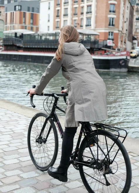Parka Vélo Urbaine Imperméable - AGU 6 Parka Vélo Urbaine Imperméable - AGU – Image 6