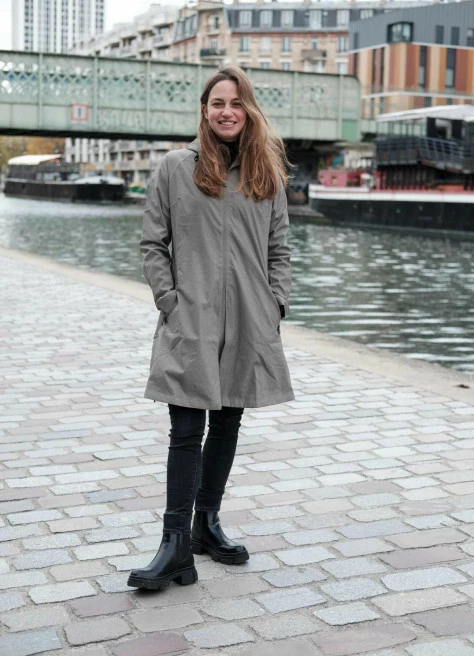 Parka Vélo Urbaine Imperméable - AGU 1 Parka Vélo Urbaine Imperméable - AGU