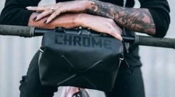 Sacoche De Guidon Convertible Helix - Chrome