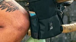 Sacoche Porte-bidon Vélo Convertible - Chrome